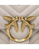 Pinko Дамска чанта Love Icon Mini Dc 100074 A0GK Grigio Pinguino/Antique Gold I30Q - Mera.bg