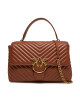 PINKO Дамска чанта Love Lady Puff Big Cl 100042 A0GK L84Q Кафяв - Mera.bg