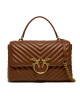 PINKO Дамска чанта Love Lady Puff Classic Cl AI 24-25 PLTT 100043 A0GK Кафяв - Mera.bg