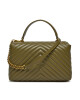 Pinko Дамска чанта Love Lady Puff Classic Cl PE 23 PLTT 100043 A0GK Verde Abete/Antique Gold - Mera.bg