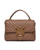 PINKO Дамска чанта Love Lady Puff Mini Cl AI 23-24 PLTT 100044 A0GK Кафяв - Mera.bg
