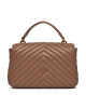 PINKO Дамска чанта Love Lady Puff Mini Cl AI 23-24 PLTT 100044 A0GK Кафяв - Mera.bg