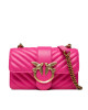 Pinko Дамска чанта Love Mini Icon Chevron Cl AI 22-23 PLTT 1P22UJ A03Z Pink P01Q - Mera.bg