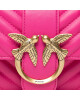 Pinko Дамска чанта Love Mini Icon Chevron Cl AI 22-23 PLTT 1P22UJ A03Z Pink P01Q - Mera.bg