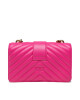 Pinko Дамска чанта Love Mini Icon Chevron Cl AI 22-23 PLTT 1P22UJ A03Z Pink P01Q - Mera.bg