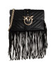 Pinko Дамска чанта Love Mini Soft Fringes Cl PE 20 PLTT 1P21PM Y675 Black Z99 - Mera.bg