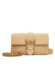 PINKO Дамска чанта Love One Classic Slouchy Fl PE 25 PLTT 104524 A2CC Бежов - Mera.bg