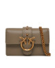 PINKO Дамска чанта Love One Micro C . AI 24-25 PCPL 100064 A0F1 Сив - Mera.bg