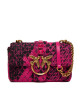 Pinko Дамска чанта Love One Mini Cl 100059 A17A Fuxia/Nero/Antique Gold - Mera.bg