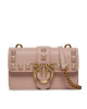 Pinko Дамска чанта Love One Mini Cl AI 23-24 PLTT 100059 A0NF Cipria O81Q - Mera.bg