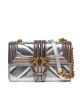 PINKO Дамска чанта Love One Mini Cl AI 23-24 PLTT 100059 A179 Сребрист - Mera.bg