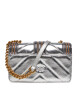 PINKO Дамска чанта Love One Mini Cl AI 23-24 PLTT 100059 A179 Сребрист - Mera.bg