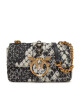 Pinko Дамска чанта Love One Mini Cl AI 23-24 PLTT 100059 A17A Bianco/Nero ZZ1Q - Mera.bg