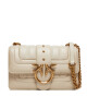 PINKO Дамска чанта Love One Mini Cl Single Side PE 24 PLTT 102824 A1F1 Екрю - Mera.bg