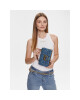 Pinko Дамска чанта Love One Mini Light AI 23-24 PLTT 100204 A138 Bianco/Blu ZG4Q - Mera.bg