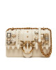 PINKO Дамска чанта Love One Mini Light Cl PE 25 PLTT 103335 A26K Екрю - Mera.bg