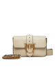 PINKO Дамска чанта Love One Mini Slouchy Fl PE 25 PLTT 104340 A0QO Екрю - Mera.bg
