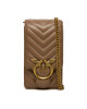 PINKO Дамска чанта Love One Smart . PE 24 PLTT 102739 A0GK Кафяв - Mera.bg