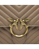 Pinko Дамска чанта Love One Top Handle Classic Ligh AI 23-24 PLTT 100066 A0GK Beige D01Q - Mera.bg