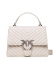 Pinko Дамска чанта Love One Top Handle Classic Ligh . PE 23 PLTT 100066 A0GK White Z14O - Mera.bg