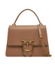 PINKO Дамска чанта Love One Top Handle Classic Light 100066 A0F1 Кафяв - Mera.bg