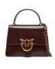 PINKO Дамска чанта Love One Top Handle Classic Light PE 25 PLTT 100066 A1UV Y1HQ Бордо - Mera.bg