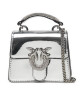 PINKO Дамска чанта Love One Top Handle Micro Light AI 24-25 PLTT 102740 A1JD Сребрист - Mera.bg