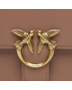Pinko Дамска чанта Love One Top Handle Mini Light 100071 A0F1 Biscotto Zenzero/Antique Gold - Mera.bg