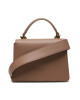 Pinko Дамска чанта Love One Top Handle Mini Light 100071 A0F1 Biscotto Zenzero/Antique Gold - Mera.bg