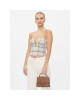 Pinko Дамска чанта Love One Top Handle Mini Light 100071 A0GK Beige D01Q - Mera.bg