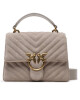 Pinko Дамска чанта Love One Top Handle Mini Light PE 23 PLTT 100071 A0F6 Сив - Mera.bg
