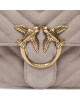 Pinko Дамска чанта Love One Top Handle Mini Light PE 23 PLTT 100071 A0F6 Сив - Mera.bg