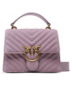 Pinko Дамска чанта Love One Top Handle Mini Light PE 23 PLTT 100071 A0F6 Lilac Y13Q - Mera.bg