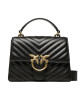 Pinko Дамска чанта Love One Top Handle Mini Light PE 23 PLTT 100071 A0GK Black Z99Q - Mera.bg