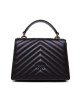 Pinko Дамска чанта Love One Top Handle Mini Light PE 23 PLTT 100071 A0GK Dark Brown M04Q - Mera.bg
