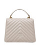 PINKO Дамска чанта Love One Top Handle Mini Light PE 23 PLTT 100071 A0GK Сив - Mera.bg