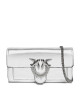 PINKO Дамска чанта Love One Wallet C AI 24-25 PLTT 100062 A1JD Сребрист - Mera.bg