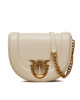 Pinko Дамска чанта Love Round Click Mini PE 24 PLTT 101969 A0QO Екрю - Mera.bg