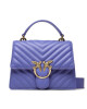 Pinko Дамска чанта Love Top Handle Mini PE 23 PLTT 100071 A0GK Blu Di Corsica/An W25Q - Mera.bg