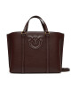 PINKO Дамска чанта Miranda Shopper Mini AI 24-25 PLTT 104515 A29O Бордо - Mera.bg
