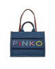 Pinko Дамска чанта Shopper AI 23-24 PLTT 101964 A17T Син - Mera.bg