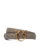 PINKO Дамски колан Love Berry H2 Belt AI 25-26 PLT01 100143 A0F1 Сив - Mera.bg