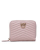 Pinko Голям дамски портфейл Taylor Zip Around Sheep Nappa Chevro 100249 A0GK Cipria/Antique Gold O81Q - Mera.bg