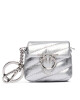PINKO Ключодържател Airpods Love Puff Microfiber Shiny Calf AI 25-26 PCPL 105869 A370 Сребрист - Mera.bg