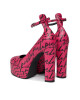 PINKO Обувки на ток Puccini Mary Jane Platform Al 23-24 BLKS1 102011 A1D2 Розов - Mera.bg