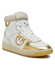 Pinko Сникърси Lorena Basket Hi Sneaker AI 22-23 BLKS1 1H214S A08S Bianco/Oro HZ1 - Mera.bg