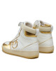 Pinko Сникърси Lorena Basket Hi Sneaker AI 22-23 BLKS1 1H214S A08S Bianco/Oro HZ1 - Mera.bg