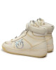 Pinko Сникърси Charentes Basket Hi Sneaker AI 22-23 BLKS1 1H214N A08R Bianco Off 1Z09 - Mera.bg