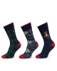 Polo Ralph Lauren Комплект 3 чифта дълги чорапи мъжки 449958861001 Тъмносин - Mera.bg