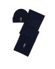 Polo Ralph Lauren Комплект шал и шапка 449959532003 Тъмносин - Mera.bg